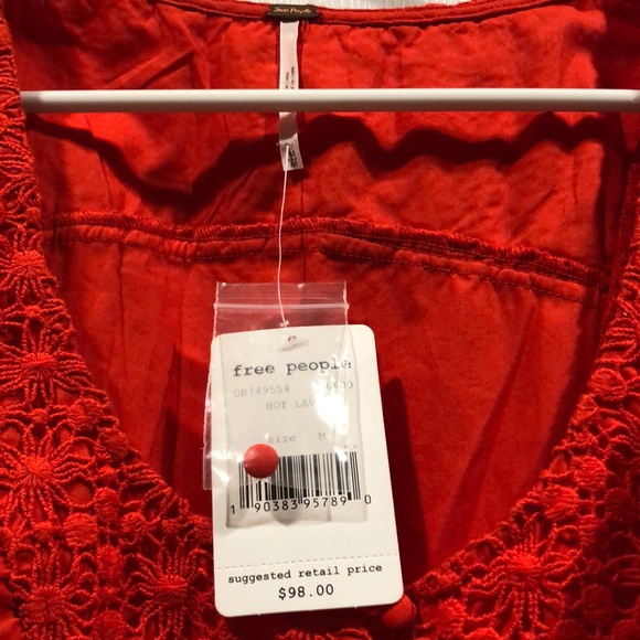 Red Free People Dress - Picture 4 of 5